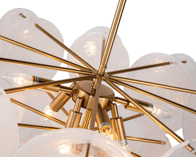 Liang & Eimil Lighting Adagio Pendant Lamp – White Antique Brass House of Isabella UK