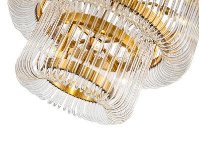 Liang & Eimil Lighting Mist Tall Pendant Lamp - Brushed Brass House of Isabella UK