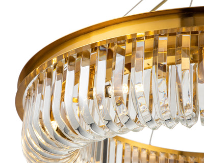 Liang & Eimil Lighting Nimbus Pendant Lamp - Brushed Brass House of Isabella UK