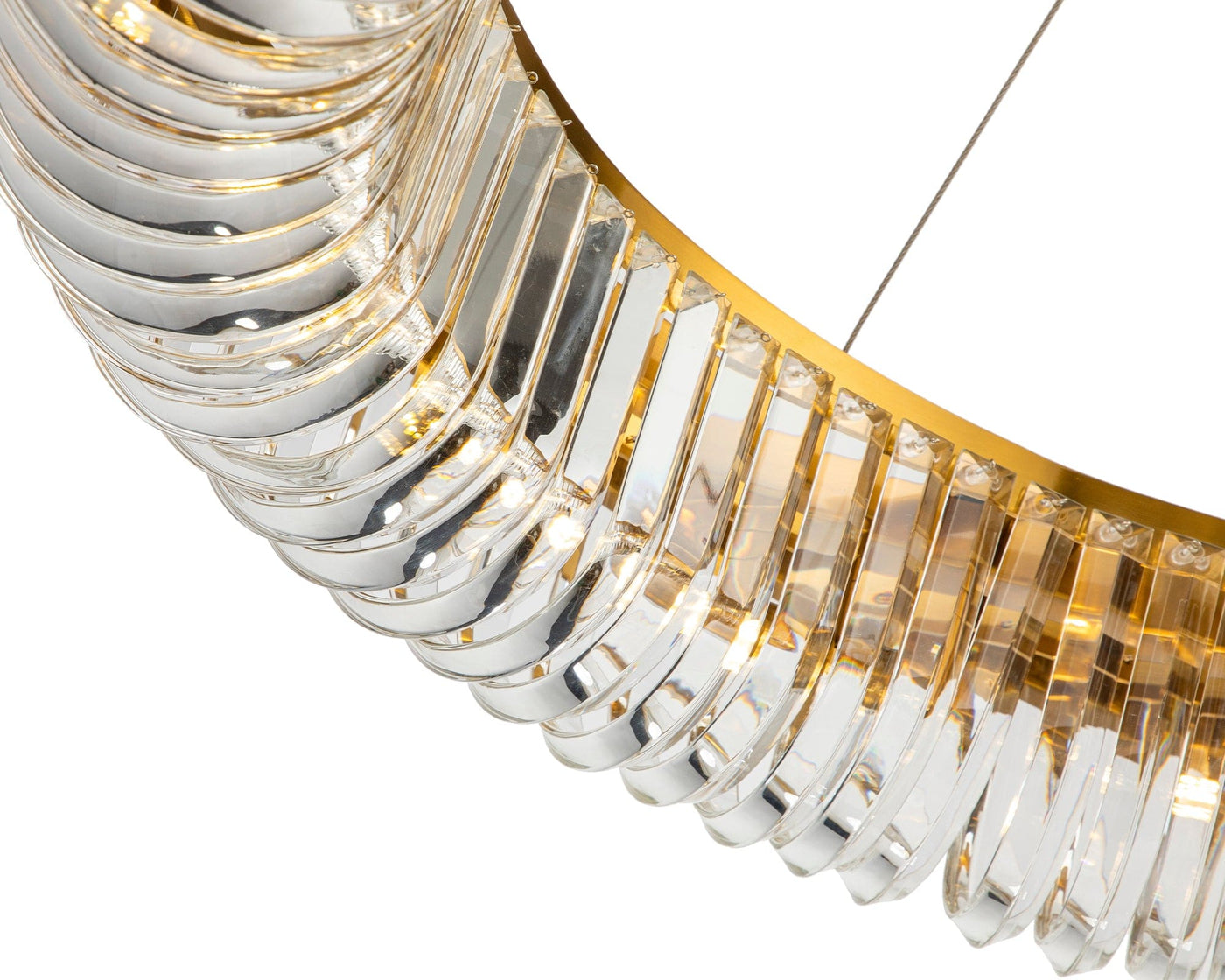 Liang & Eimil Lighting Nimbus Pendant Lamp - Brushed Brass House of Isabella UK