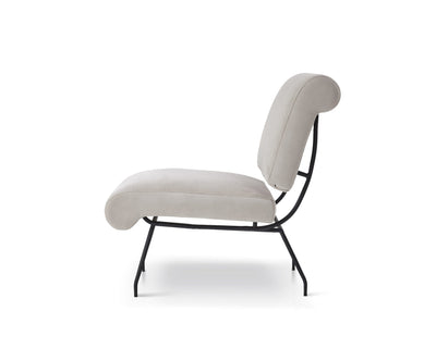 Liang & Eimil Living Abacus Occasional Chair - Gainsborough Ash Grey velvet House of Isabella UK