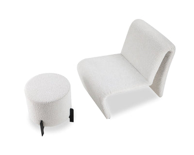 Liang & Eimil Living Alga Occasional Chair - Boucle Sand House of Isabella UK