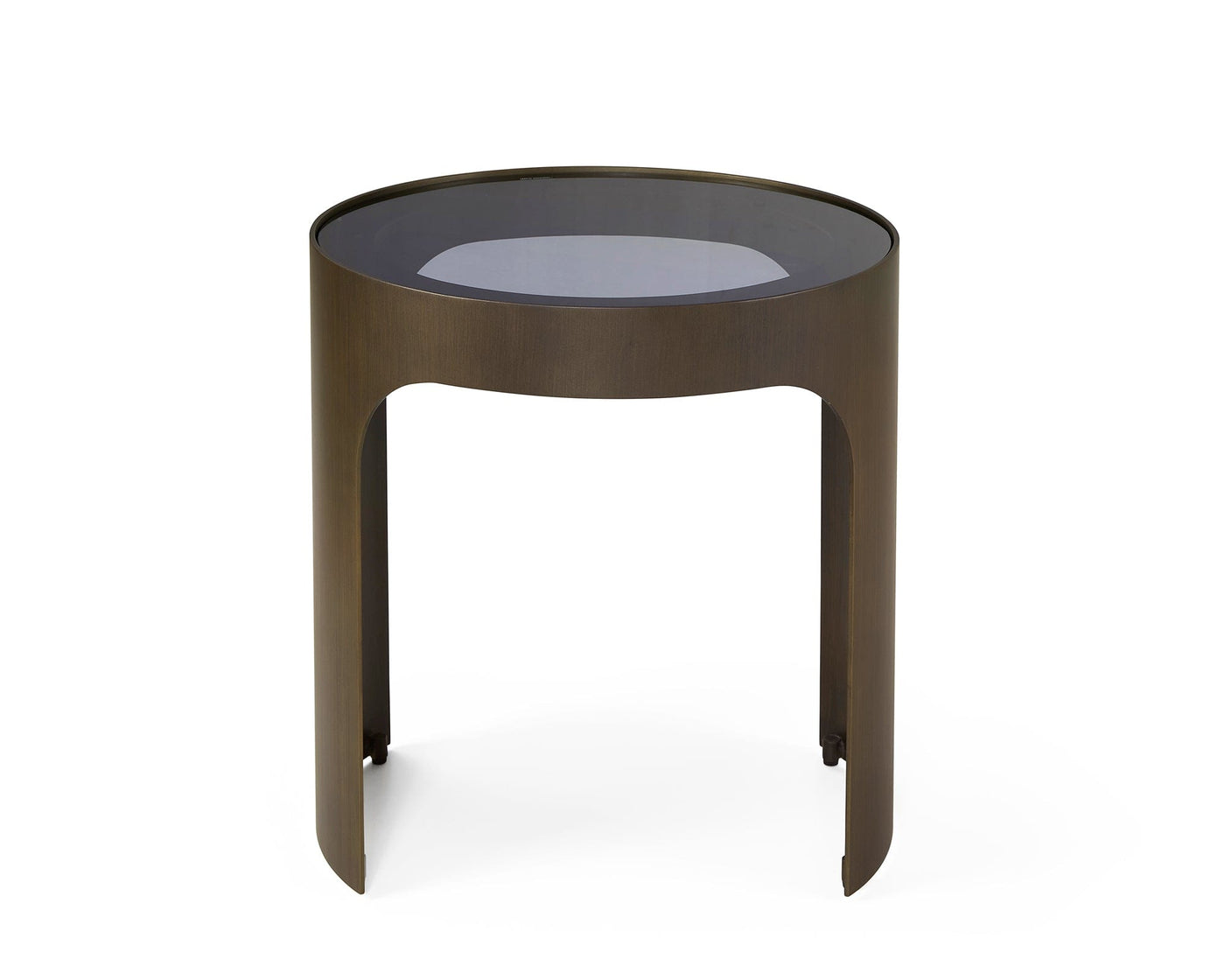 Liang & Eimil Living Arch Side Table - Antique Bronze/Smoked Black House of Isabella UK