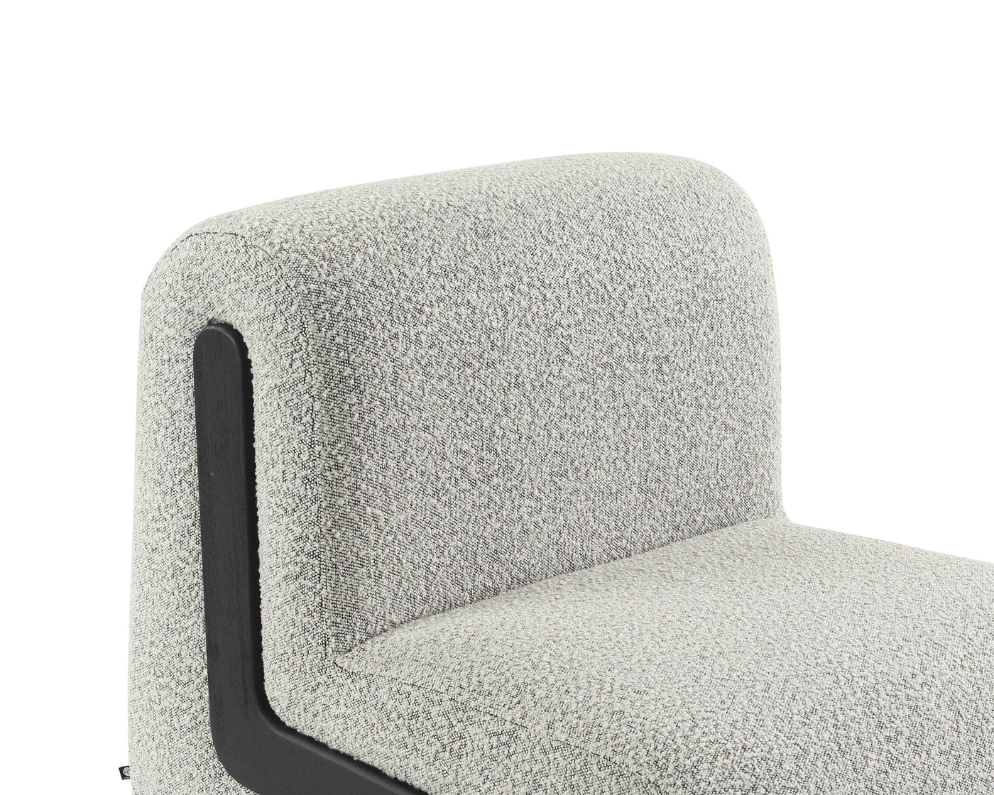 Liang & Eimil Living Bola Occasional Chair - Boucle Sand/Black House of Isabella UK