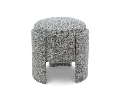 Liang & Eimil Living Ed Ottoman - Cordoba Speckle Grey House of Isabella UK