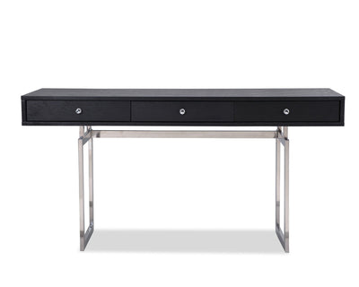 Liang & Eimil Living Hamilton Desk - Polished Stainless Steel Legs House of Isabella UK
