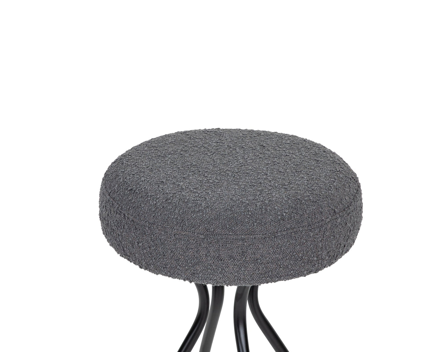 Liang & Eimil Living Hydra Counter Stool - Boucle Graphic Grey House of Isabella UK