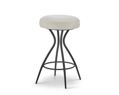 Liang & Eimil Living Hydra Counter Stool- Boucle Sand House of Isabella UK
