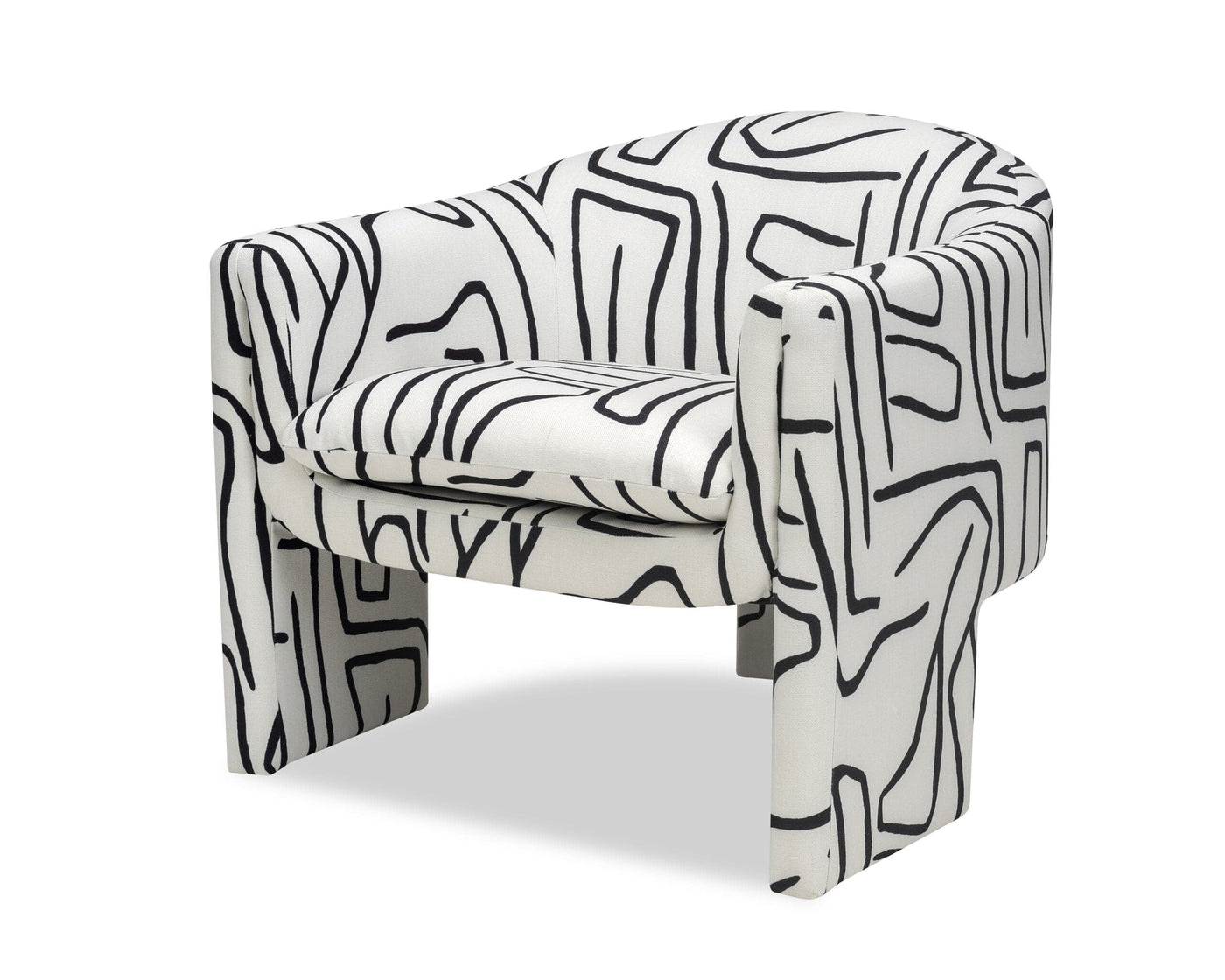 Liang & Eimil Living Iconic Occasional Chair - Zebra Black & White House of Isabella UK