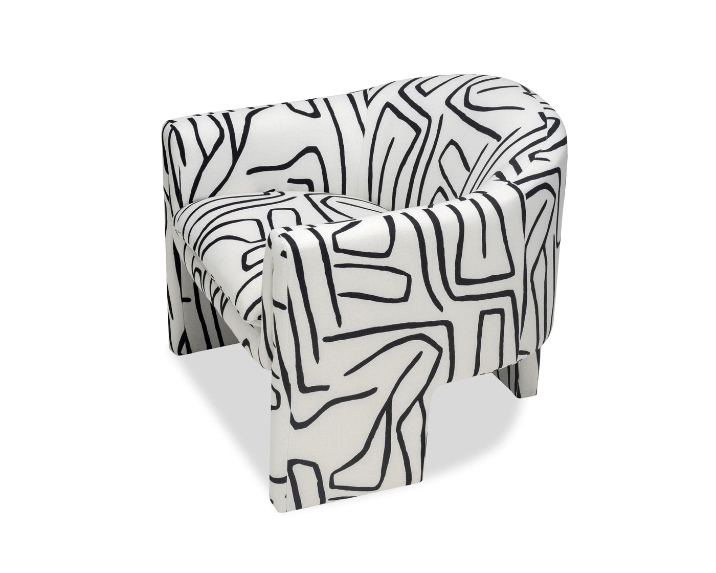 Liang & Eimil Living Iconic Occasional Chair - Zebra Black & White House of Isabella UK