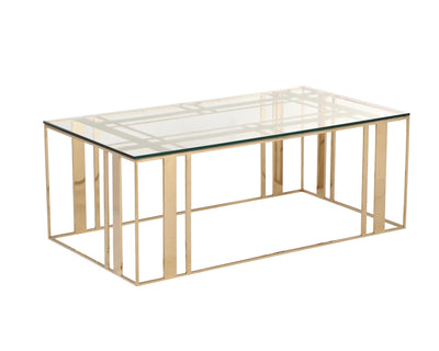 Liang & Eimil Living Lafayette Coffee Table Polished Brass House of Isabella UK