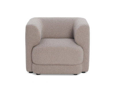 Liang & Eimil Living Lexington Occasional Chair - Beverly Boucle Espresso Grey House of Isabella UK