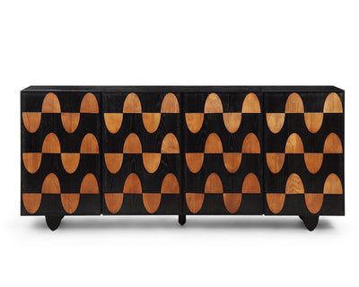 Liang & Eimil Living Mansour Sideboard - Wenge & Classic Brown House of Isabella UK