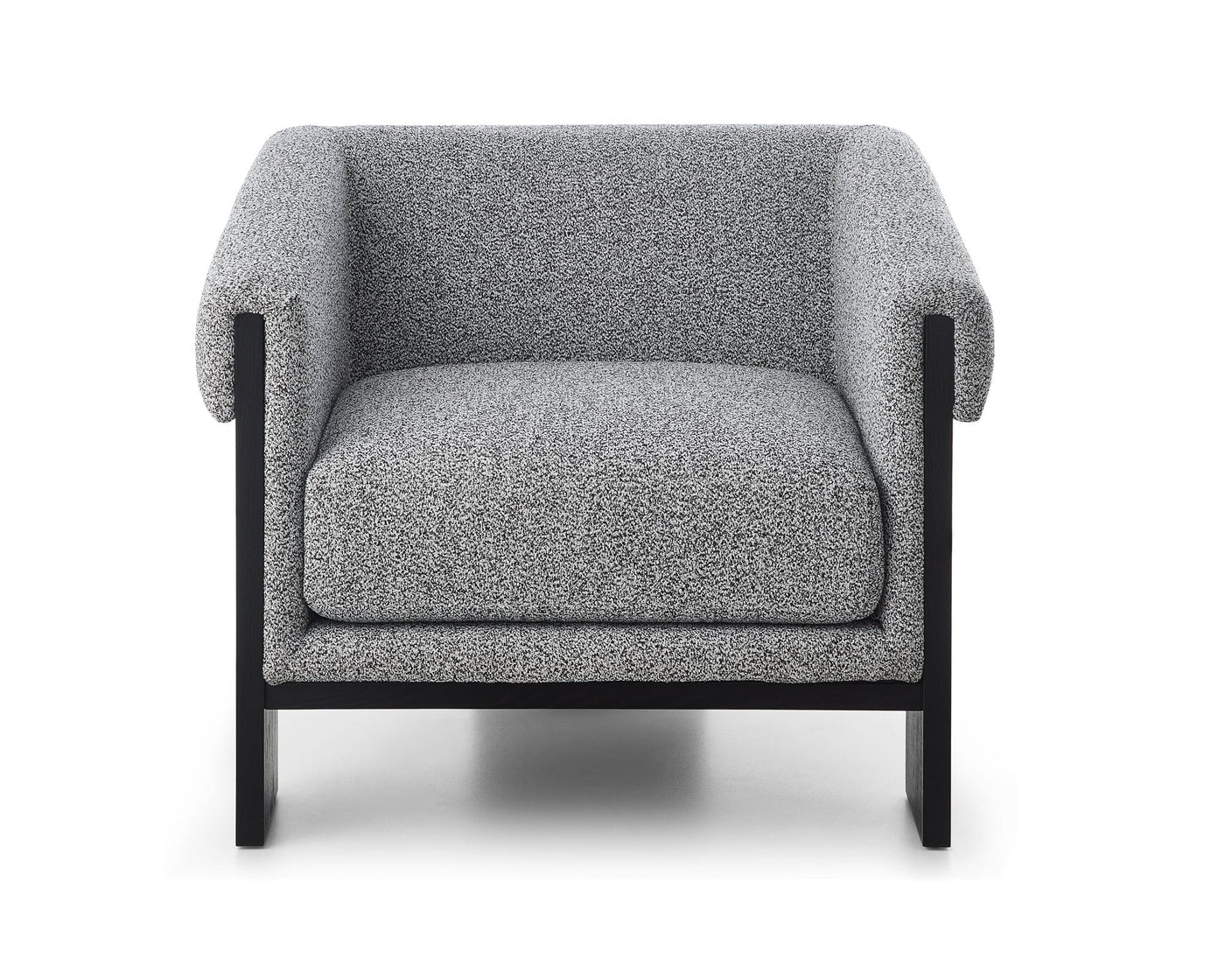 Liang & Eimil Living Maplin Occasional Chair - Speckle Grey/Matt Black House of Isabella UK
