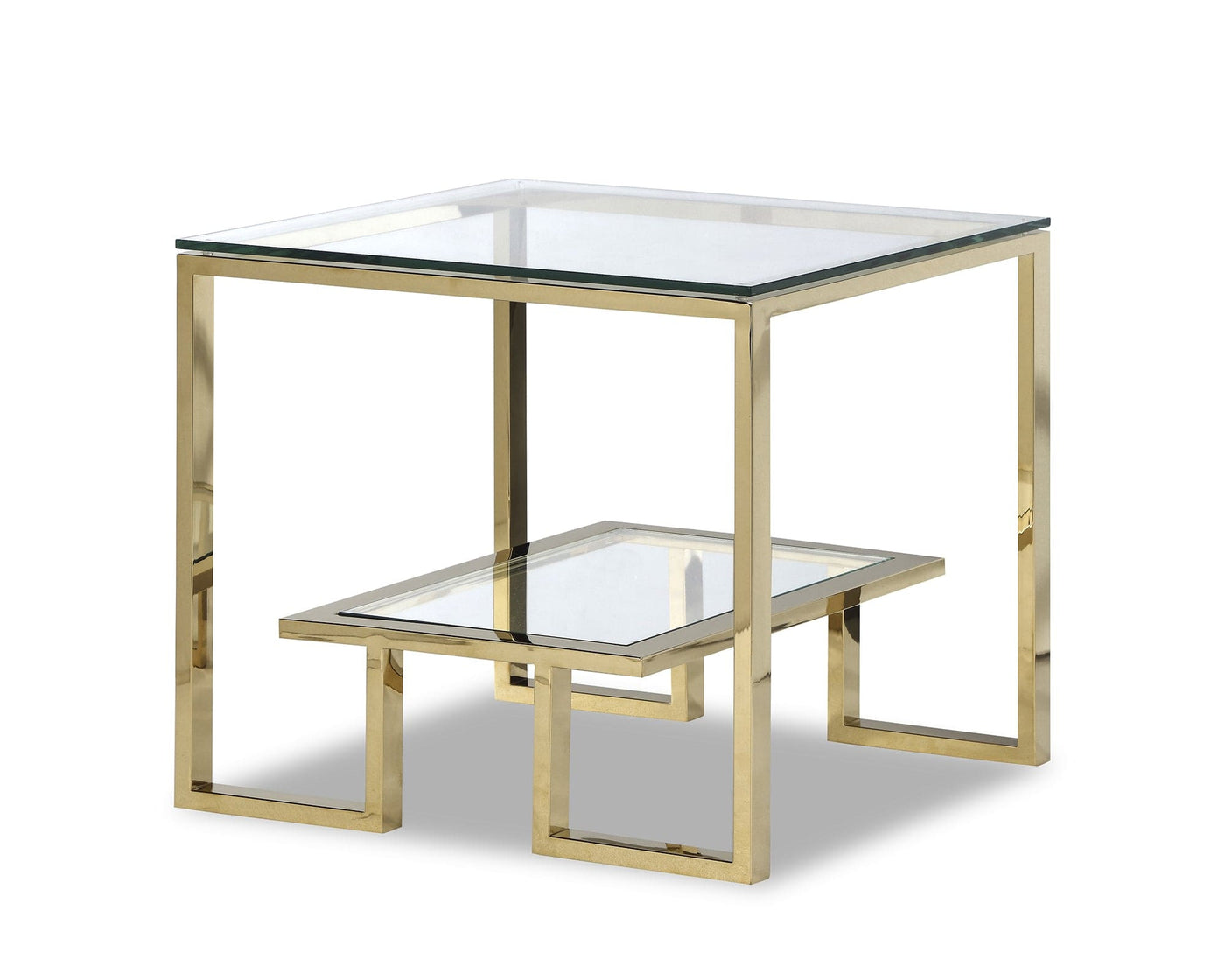 Liang & Eimil Living Mayfair Side Table Polished Brass House of Isabella UK