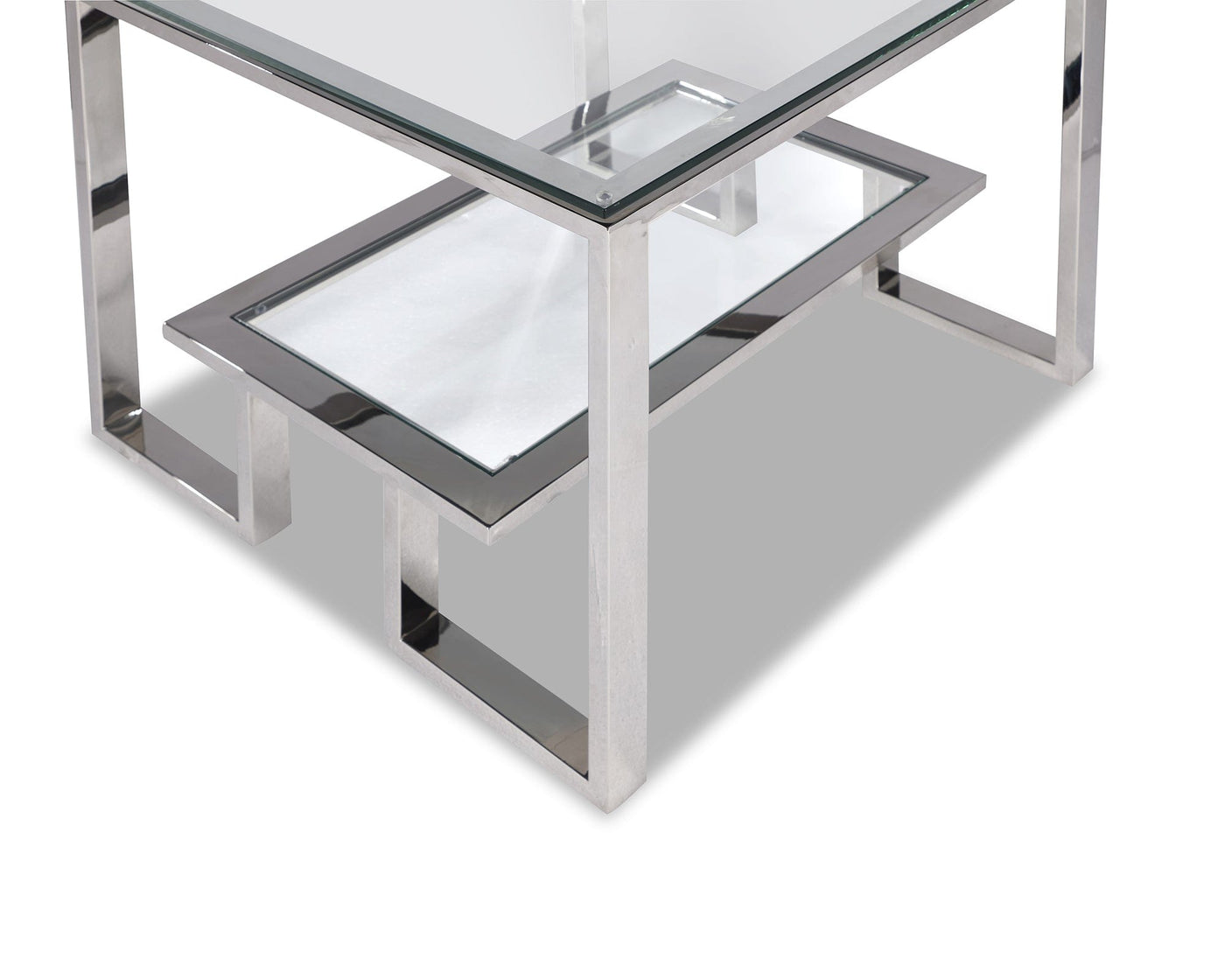 Liang & Eimil Living Mayfair Side Table Polished Steel House of Isabella UK