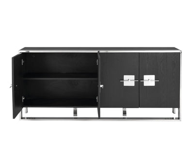 Liang & Eimil Living Ophir Sideboard Polished Stainless Steel House of Isabella UK
