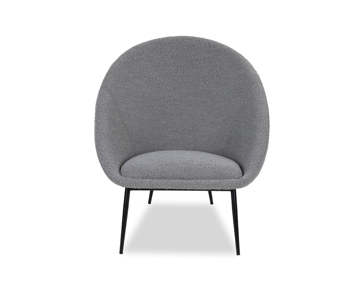 Liang & Eimil Living Ovalo Occasional Chair - Boucle Grey House of Isabella UK