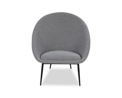 Liang & Eimil Living Ovalo Occasional Chair - Boucle Grey House of Isabella UK