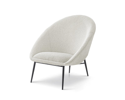 Liang & Eimil Living Ovalo Occasional Chair - Boucle Sand House of Isabella UK