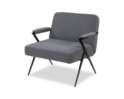Liang & Eimil Living Ponti Occasional Chair - Boucle Grey House of Isabella UK