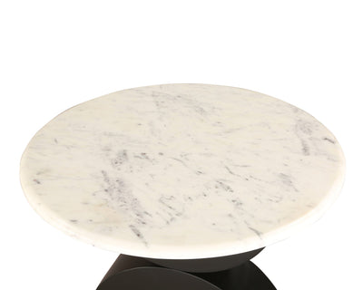 Liang & Eimil Living Pop 1 Side Table - White Marble House of Isabella UK