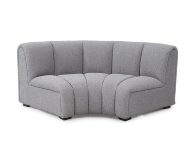 Liang & Eimil Living Ralph Sofa Round Corner & Boucle Graphic Grey House of Isabella UK