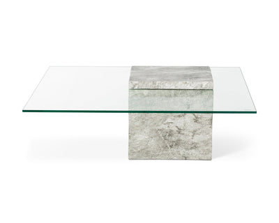 Liang & Eimil Living Rock Coffee Table - Grey Faux Marble House of Isabella UK