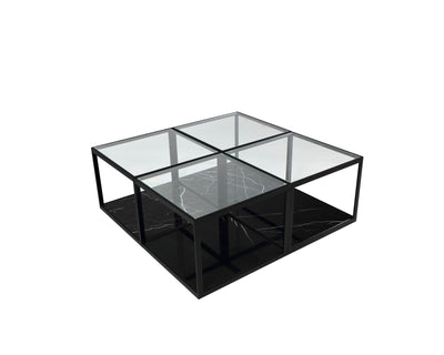 Liang & Eimil Living Tamon Coffee Table Black Marble (Set of Two) House of Isabella UK
