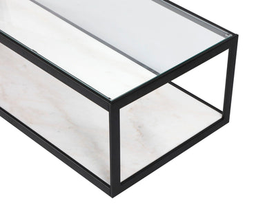 Liang & Eimil Living Tamon Coffee Table Rectangular White Marble House of Isabella UK