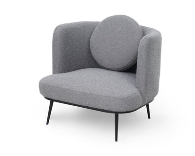 Liang & Eimil Living V lux Occasional Chair & Boucle Graphic Grey House of Isabella UK