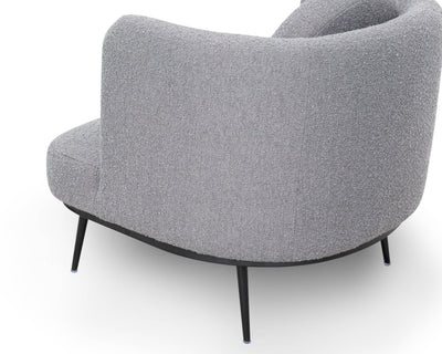 Liang & Eimil Living V lux Occasional Chair & Boucle Graphic Grey House of Isabella UK