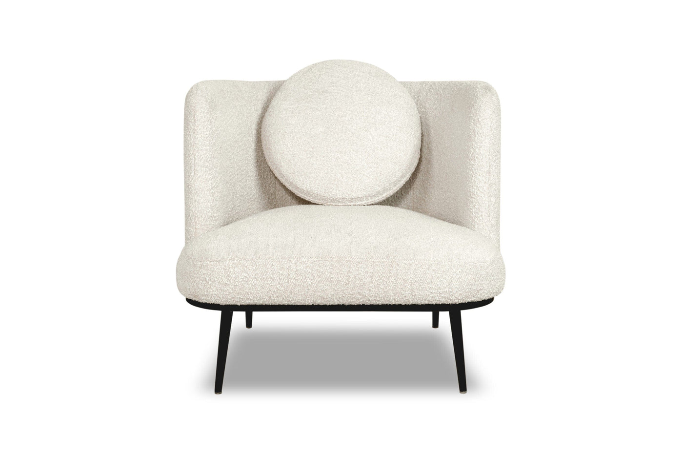 Liang & Eimil Living V lux Occasional Chair - Boucle Sand House of Isabella UK