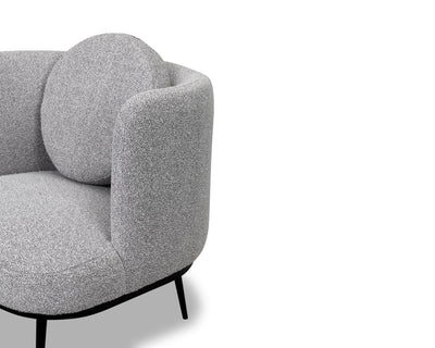Liang & Eimil Living V Lux Occasional Chair - Kalpan Grey House of Isabella UK