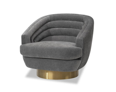 Liang & Eimil Living Wegner Occasional Chair - Sysley Chalk II & Brushed Brass House of Isabella UK