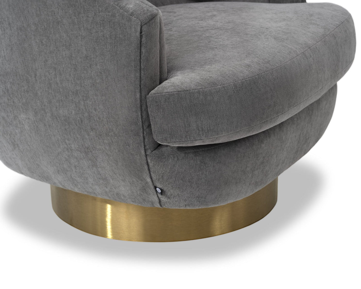 Liang & Eimil Living Wegner Occasional Chair - Sysley Chalk II & Brushed Brass House of Isabella UK
