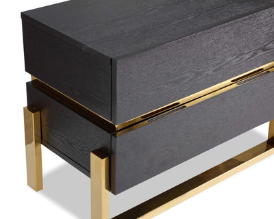 Liang & Eimil Sleeping Enigma Bedside Table Brass House of Isabella UK