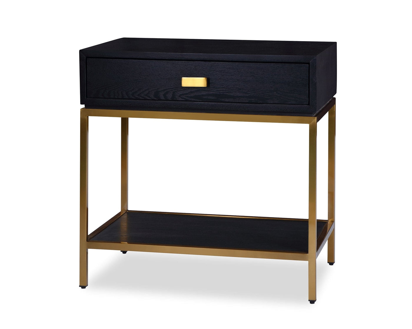 Liang & Eimil Sleeping Levi Bedside Table - Brushed Brass Metal House of Isabella UK