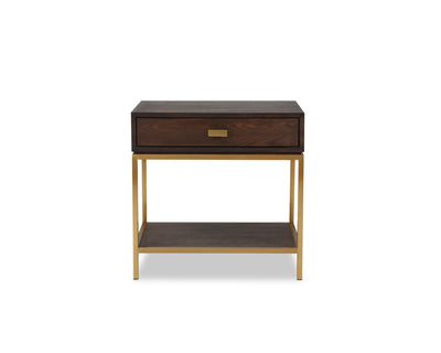 Liang & Eimil Sleeping Levi Bedside Table Dark Brown House of Isabella UK