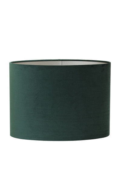 Light & Living Lighting Shade oval straight slim 38-17,5-28 cm VELOURS dutch green | OUTLET House of Isabella UK