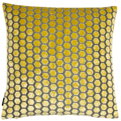 Malini Accessories Malini Jorvik Mustard Cushion | OUTLET House of Isabella UK