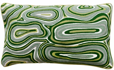 Malini Accessories Malini Maze Green Cushion House of Isabella UK
