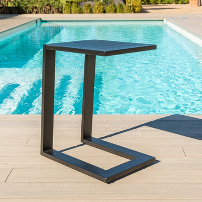 Maze Outdoors Aluminium Side Table / Black House of Isabella UK