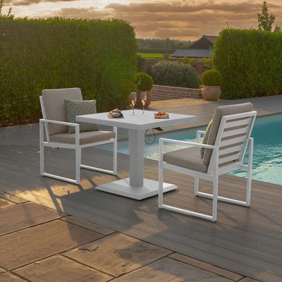 Maze Outdoors Amalfi 3 Piece Bistro Set with Rising Table / White House of Isabella UK
