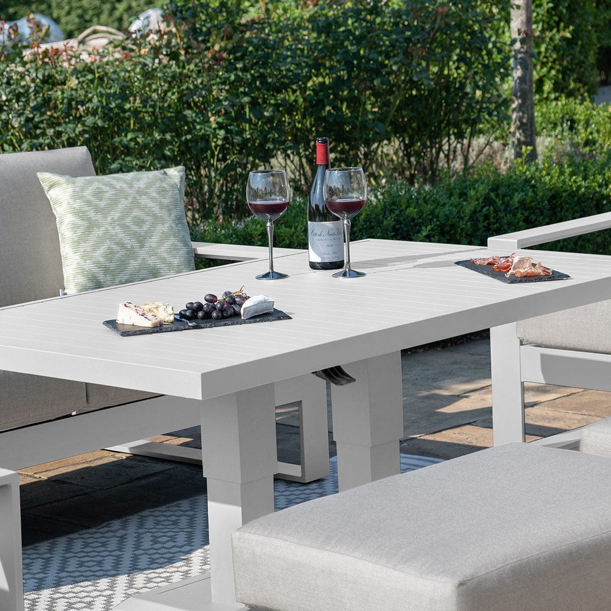 Maze Outdoors Amalfi 3 Seat Sofa Set With Rising Table / White House of Isabella UK