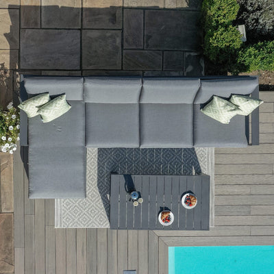 Maze Outdoors Amalfi Chaise Sofa Set / Grey House of Isabella UK
