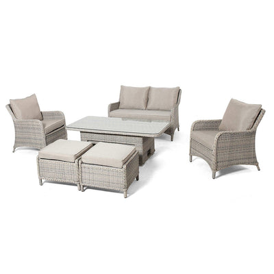 Maze Outdoors Cotswold 2 Seat Sofa Dining with Rising Table House of Isabella UK