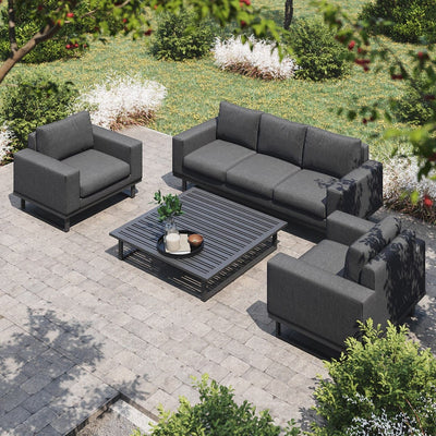 Maze Outdoors Ethos 3 Seat Sofa Set / Charcoal House of Isabella UK