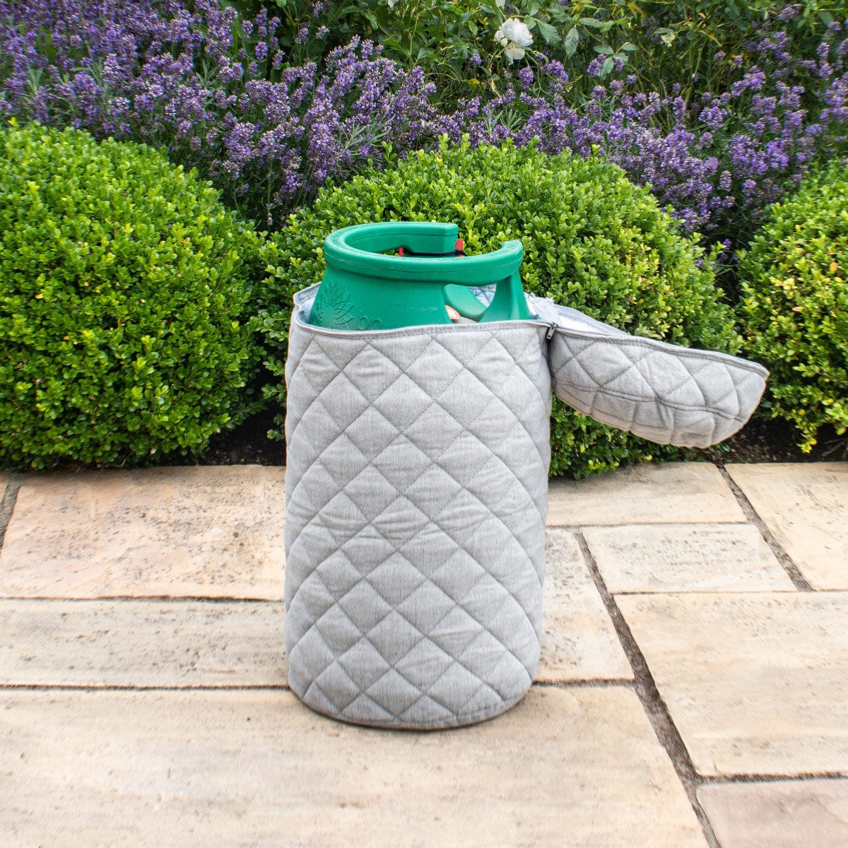 Maze Outdoors Fabric 10KG Gas Bottle Cover / Lead Chine House of Isabella UK