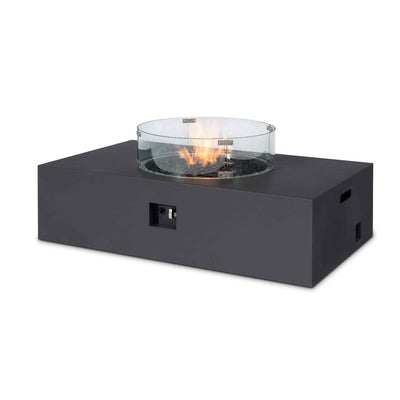 Maze Outdoors Fire Pit Coffee Table 127cm x 77cm Rectangular / Charcoal House of Isabella UK